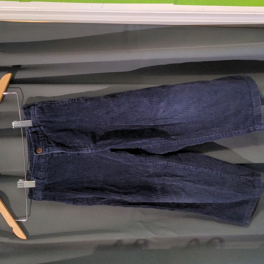 Kitestrings kids navy blue corduroy pants
